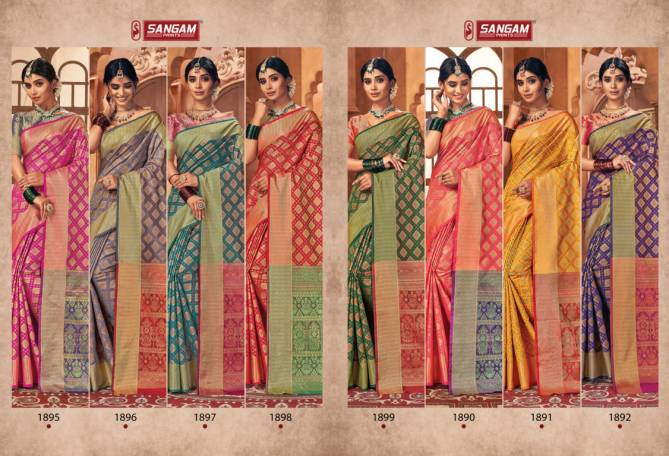 Sangam Raj Patola Heavy Designer Exclusive Wear Patola Silk Latest Saree Collection